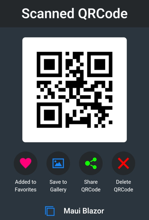 QR and Barcode mobile App